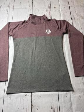 Texas A&M Aggies Nike Jacket Small Women’s Dri-Fit 1/4 Zip Pullover (I5)